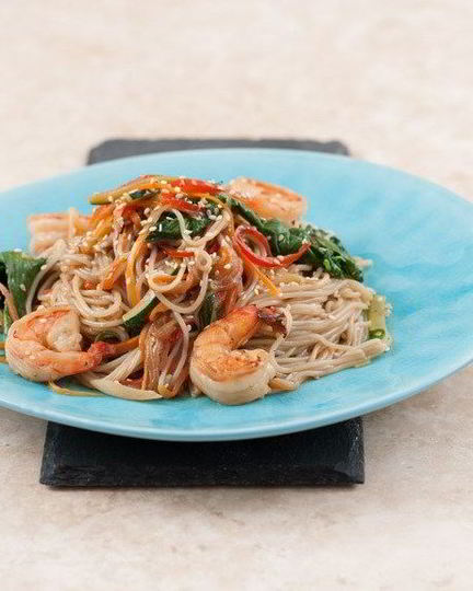 Рецепт рисовой лапши харусаме с креветками