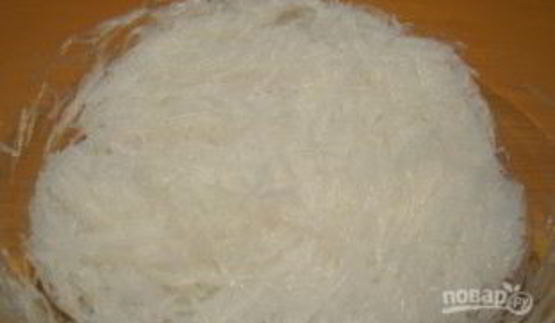 рисовая лапша с лососем и брокколи