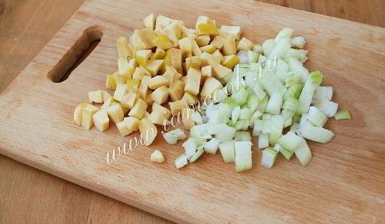 рисовый гарнир с айвой