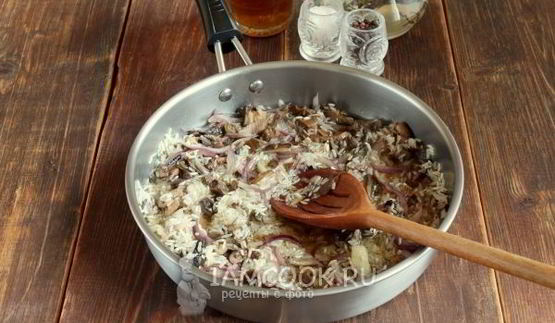 ризотто с белыми грибами