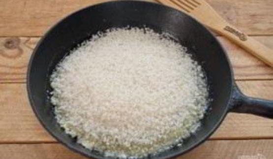 ризотто с лисичками