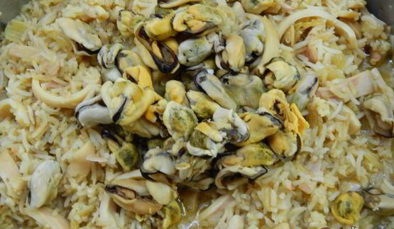 ризотто с морепродуктами