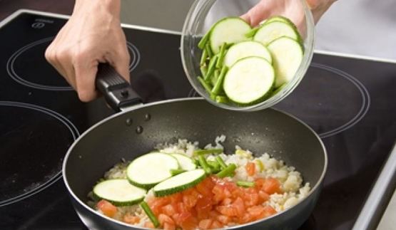 ризотто с овощами