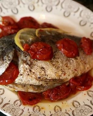 Дорада запеченная в духовке в фольге