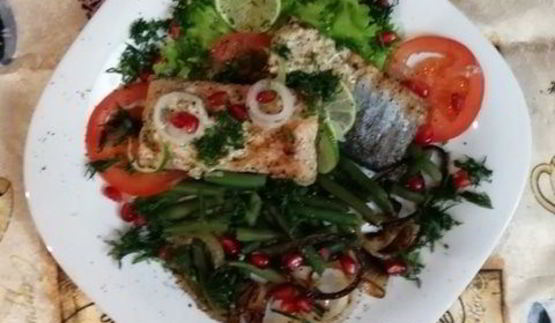 филе гольца в майонезно-горчичном маринаде