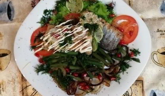 филе гольца в майонезно-горчичном маринаде