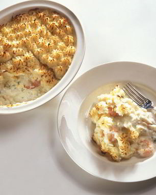 Филе рыбы Путассу с картофелем в духовке