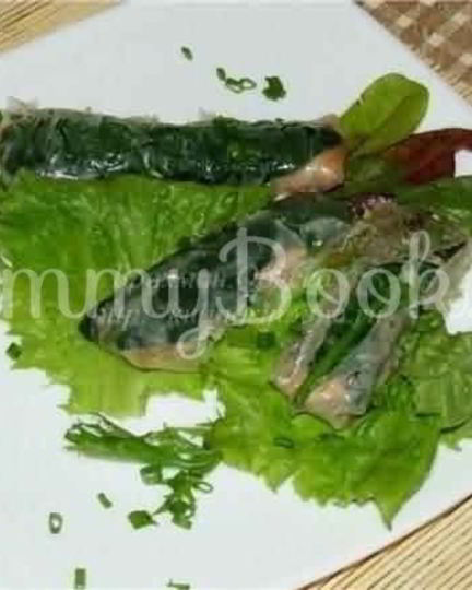 Рецепт форели в мантии