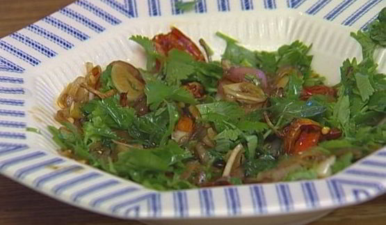 форель в воке