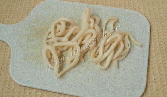 кальмары по-корейски с морковью