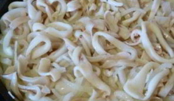 кальмары под соусом