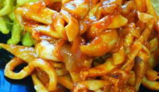 кальмары под соусом