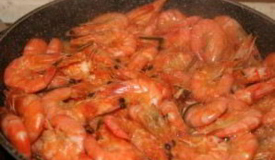 креветки с розмарином