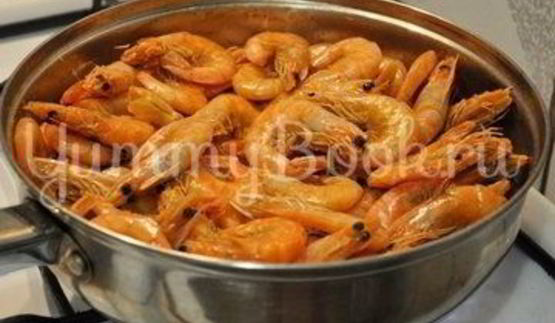 креветки жареные в лимонном соусе