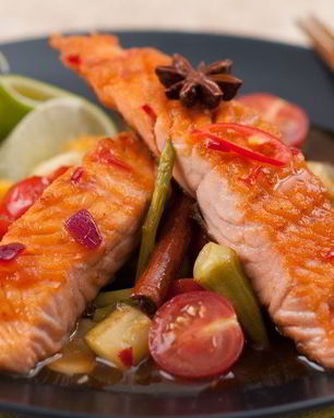 Лосось по-тайски