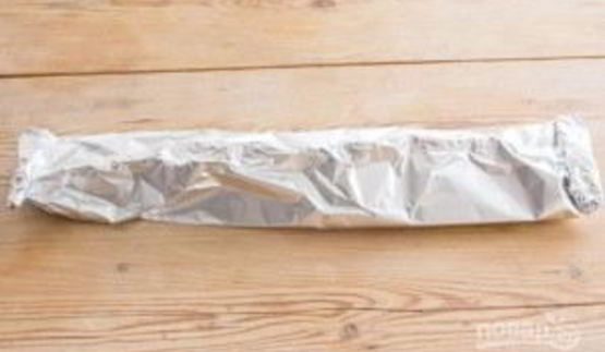 лосось с зеленым соусом