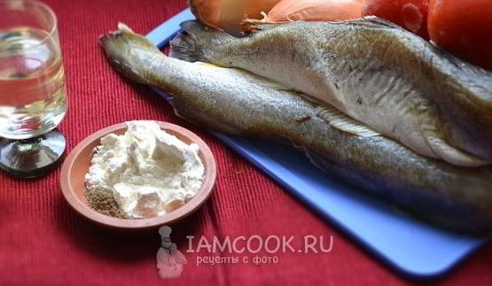 навага запеченная в духовке