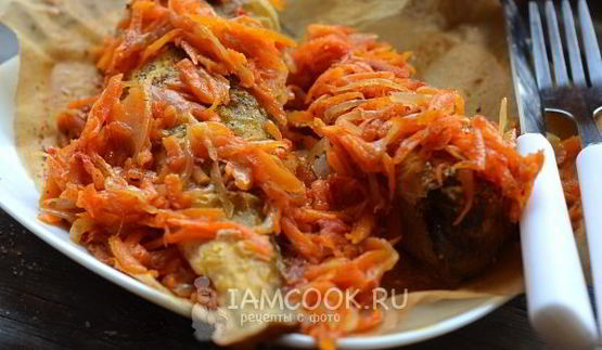 навага запеченная в духовке