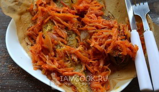 навага запеченная в духовке