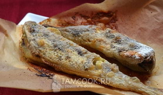 навага запеченная в духовке