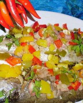 Речная форель в духовке