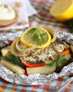 Рыба с картошкой в фольге в духовке