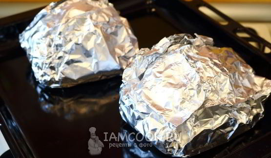 рыба с картошкой в фольге в духовке