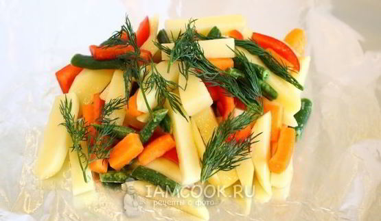 рыба с картошкой в фольге в духовке