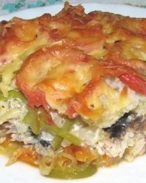 Рыба с цветной капустой