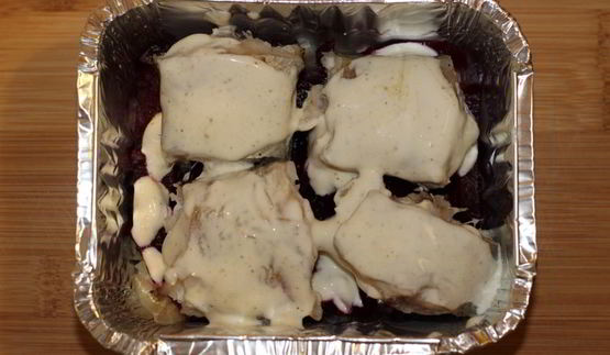 рыба, запеченная со свеклой