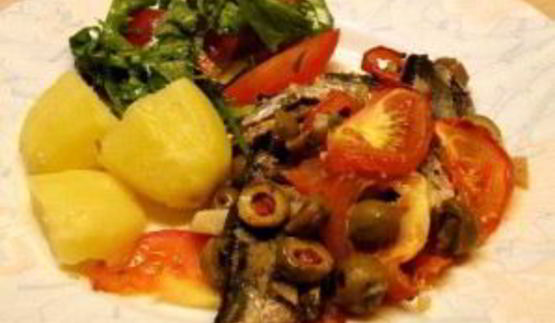 салака тушеная