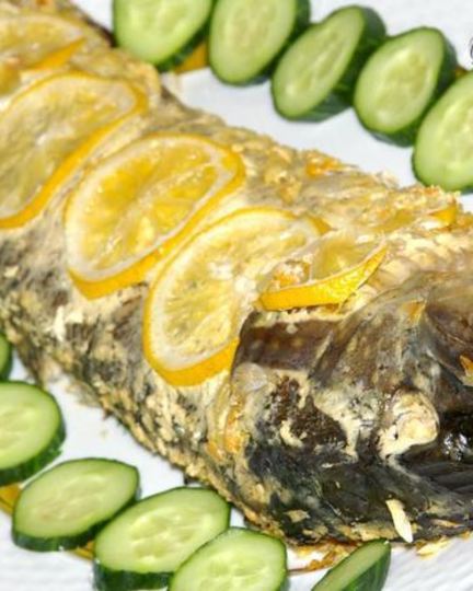 Рецепт щуки фаршированной, запеченной в фольге