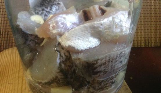 щука в рассоле-маринаде