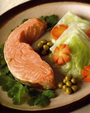 Семга с гарниром