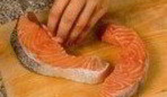 семга с гарниром