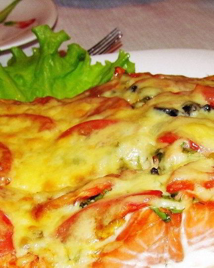 Рецепт семги с сыром в духовке