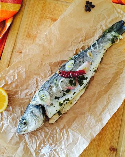 Рецепт сибаса, запеченного в фольге