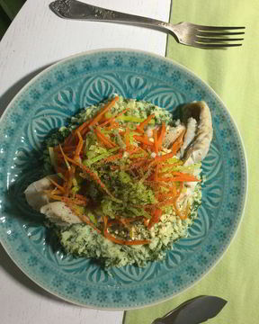 Судак с яичным соусом