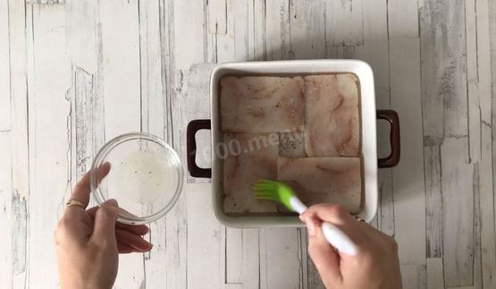 треска с сыром в духовке