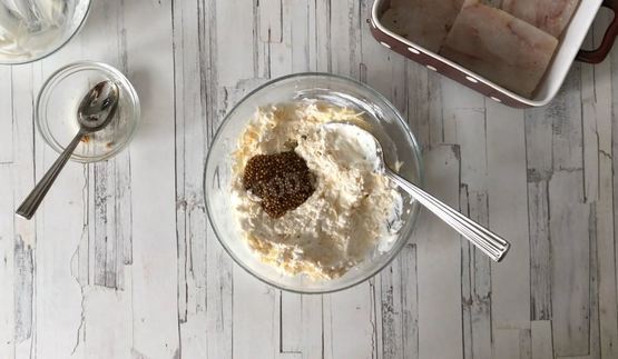 треска с сыром в духовке