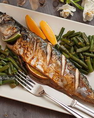 Запеченная скумбрия