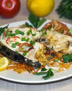 Зубатка в духовке запеченная