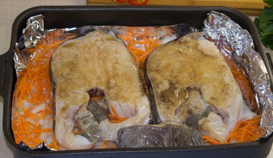 зубатка в духовке запеченная