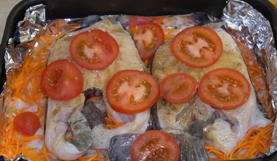 зубатка в духовке запеченная