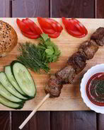 Классический шашлык из свинины