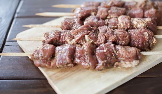 классический шашлык из свинины