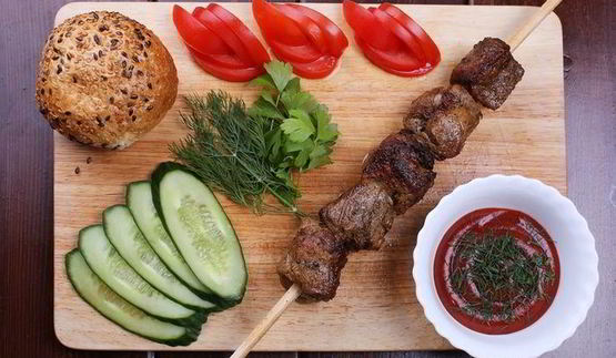 классический шашлык из свинины