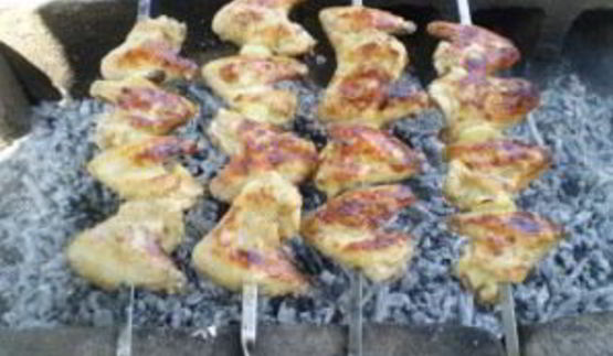 куриный шашлык на кефире