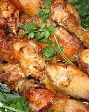 Куриный шашлык на минералке