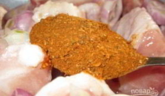 куриный шашлык на минералке